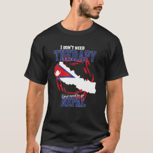 T-shirt Je Dois Juste Aller Au Népal