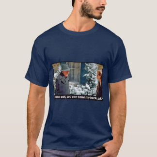 T-shirt Je dois manger1 cadeau rétro