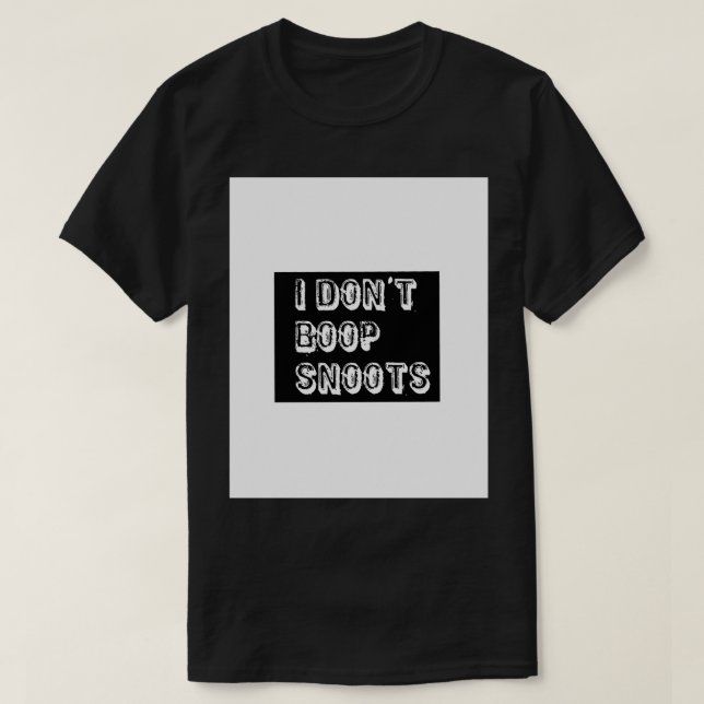 T-shirt JE DONNE BOOP SNOOTS Graphique (Design devant)