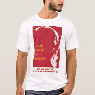 T-shirt "Je Donne Toute Ma Vie Au Peuple" Ho Chi Minh P