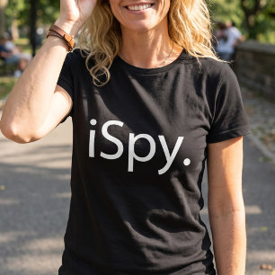 T-shirt Je espionne - Parodie de technologie drôle Humour
