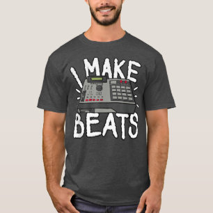 T-shirt Je fabrique Beats Beat Maker et producteur de musi