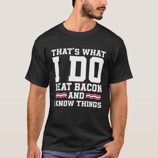 T-shirt Je fais Bacon (Devant)