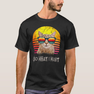T-shirt Je Fais Ce Que Je Veux Chat Chat Chat