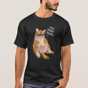 T-shirt Je Fais Ce Que Je Veux Chat Propriétaire De Chat A