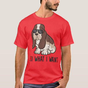 T-shirt Je Fais Ce Que Je Veux Cute Basset Hound