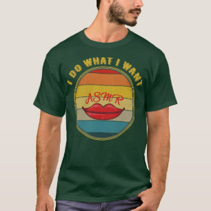 T-shirt Je Fais Ce Que Je Veux Des Lèvres Asmr Distresses