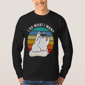 T-shirt Je Fais Ce Que Je Veux Drôle Amoureux des chats At