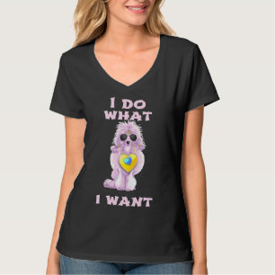 T-shirt Je Fais Ce Que Je Veux Du Poodle