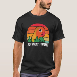 T-shirt Je Fais Ce Que Je Veux Perroquet I Fischers Lovebi