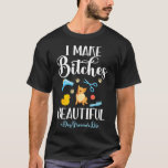 T-shirt Je Fais De Es Beau Chien Groomer Vie Comb Ciseaux<br><div class="desc">Je Fais Es Belle Chien Groomer Vie Comb Ciseaux Groom</div>