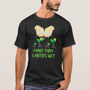 T-shirt Je fais des plantations Nous jardinons des plantes