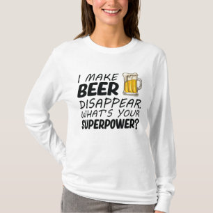 T-shirt Je fais disparaître la bière