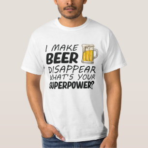 T-shirt Je fais disparaître la bière