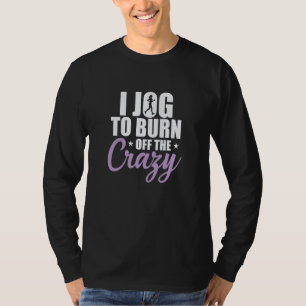 T-shirt Je fais du jogging pour éliminer le jogging fou