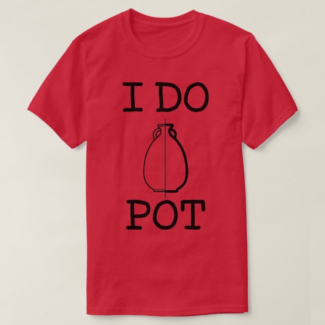 T-SHIRT JE FAIS DU POT (Design devant)