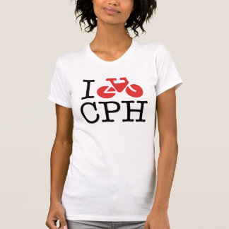 T-shirt Je fais du vélo la chemise des femmes de CPH
