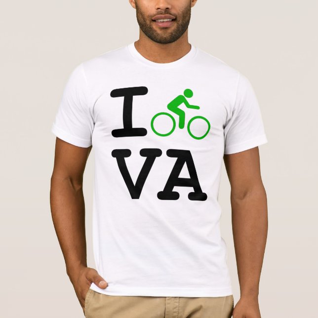 T-shirt Je fais du vélo le VA (Devant)