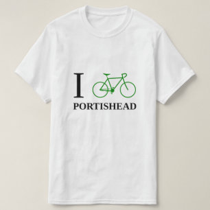 T-shirt Je fais du vélo PORTISHEAD (l'icône verte de