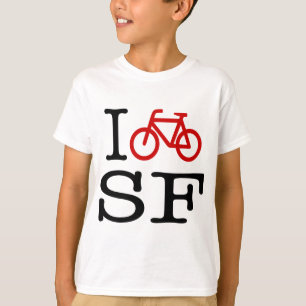 T-shirt Je fais du vélo SF