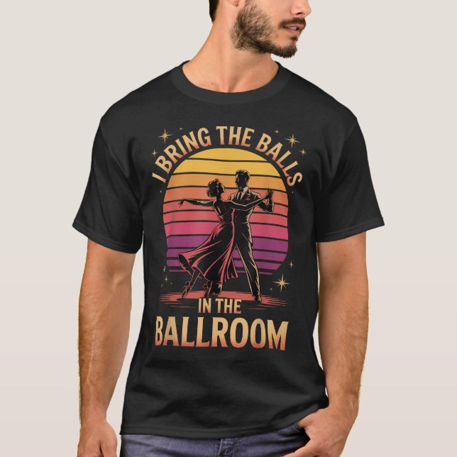 T-shirt Je fais entrer les balles dans la (Devant)