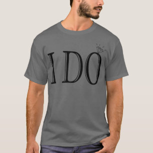 T-shirt Je fais la mariée diamant