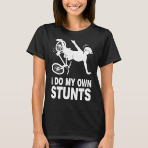 T-shirt Je Fais Mes Propres Étapes Bicyclettes Vélo