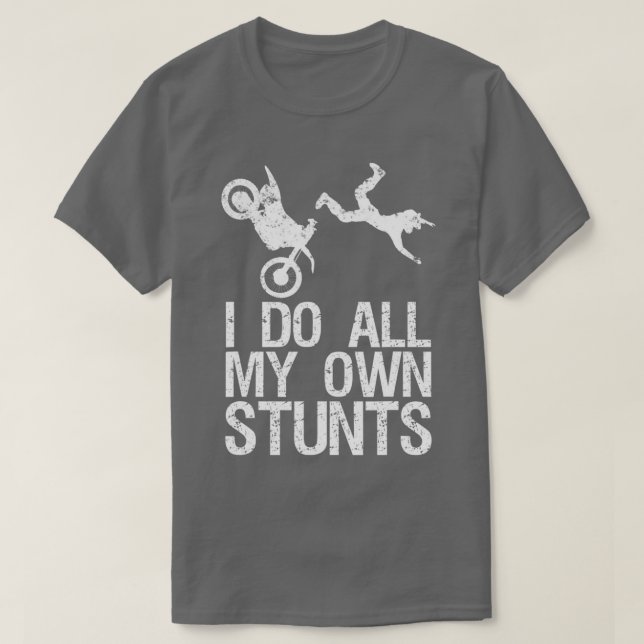 T-shirt Je Fais Mes Propres Pieds Vélo De Chemin Motocross (Design devant)