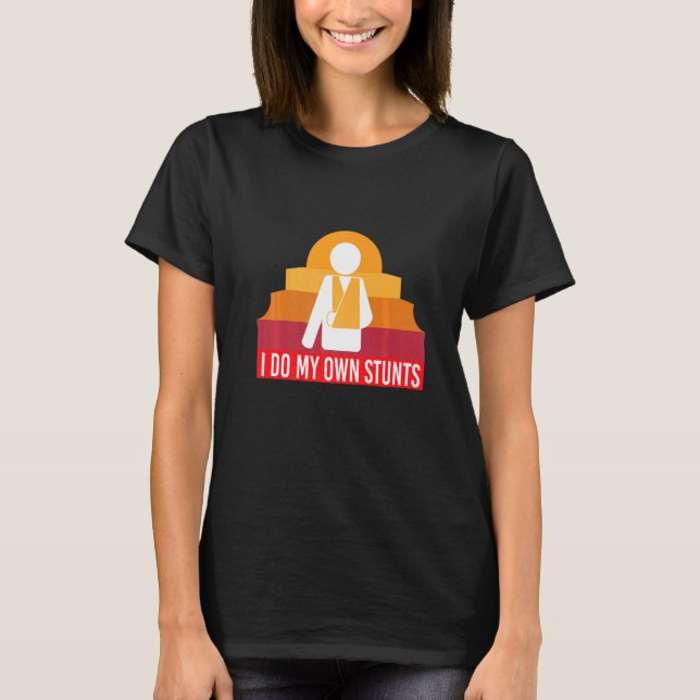 T-shirt Je Fais Mes Propres Têtes Bras Cassé (Devant)