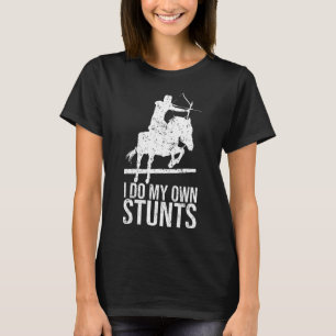 T-shirt Je Fais Mes Propres Têtes Chemise Tir à l'Arc À Ch