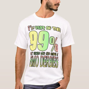 T-shirt Je fais partie des 99% de gens qui aiment les cous