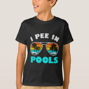 T-shirt Je Fais Pipi Dans Les Piscines Maillot De Bain Sun