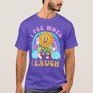 T-shirt Je fais pipi quand je ris humour adulte drôle