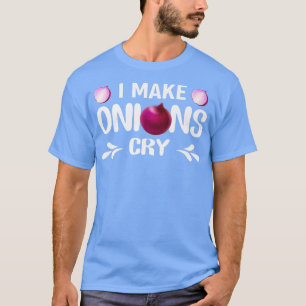 T-shirt je fais pleurer des oignons drôle chef restaurant 