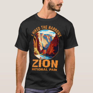 T-shirt Je fais une randonnée dans les Narrows Zion Nation