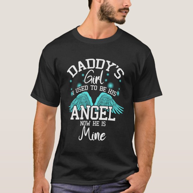 T-shirt Je Faisais Partie De Son Ange Maintenant Il Est À  (Devant)