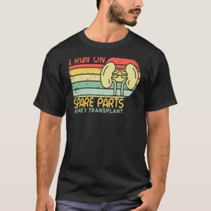 T-shirt Je Fonctionne Avec Les Pièces De Rechange Retr.