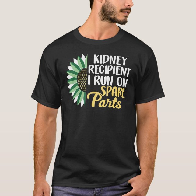 T-shirt Je Fonctionne Sur Pièces De Rechange Rein Destinat (Devant)