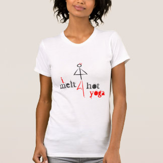 T-shirt Je fonds pour le yoga chaud