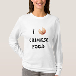 T-shirt Je Fortune Cookie (Cœur) Nourriture Chinoise