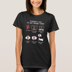T-shirt Je Frappe Les Choses Que Je Fais Dans Mon Temps Li