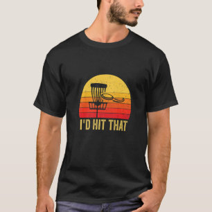 T-shirt Je Frapperais Ça  Golf sur Disque Frisbee Vintage 