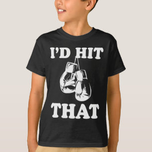 T-shirt Je frapperais ça - Naughty Humour Funny Boxing Sar