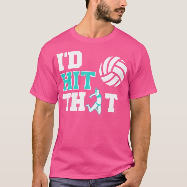 T-shirt Je Frapperais Ce Volley (Devant)