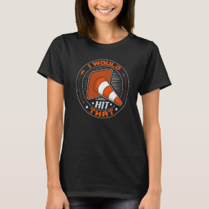 T-shirt Je frapperais cet Autocross avec le cône