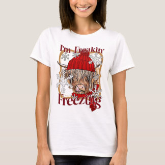 T-shirt Je freine le gel drôle vache Heifer