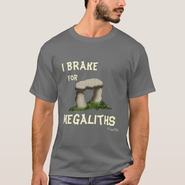 T-shirt JE FREINE pour des MÉGALITHES (Devant)