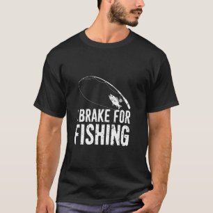 T-shirt Je freine pour la pêche