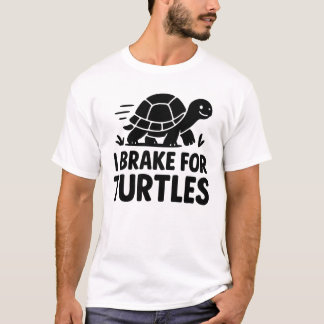 T-shirt Je Freine Pour Les Tortues Dessin Drôle Pour Les A