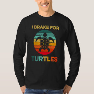 T-shirt Je freine pour les tortues Drôle Tortue Pet Turtle